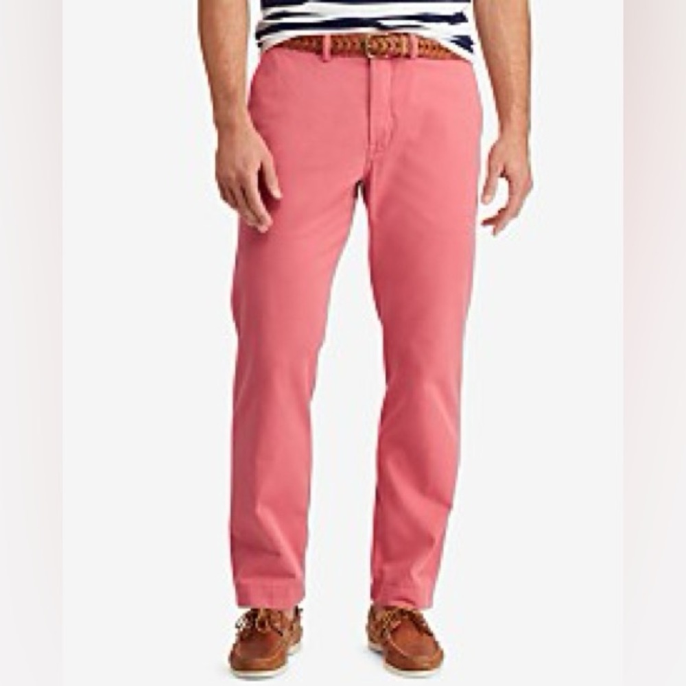POLO RALPH LAUREN pink chino pant 30x30